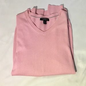 Banana Republic XL pink V-neck  sweater